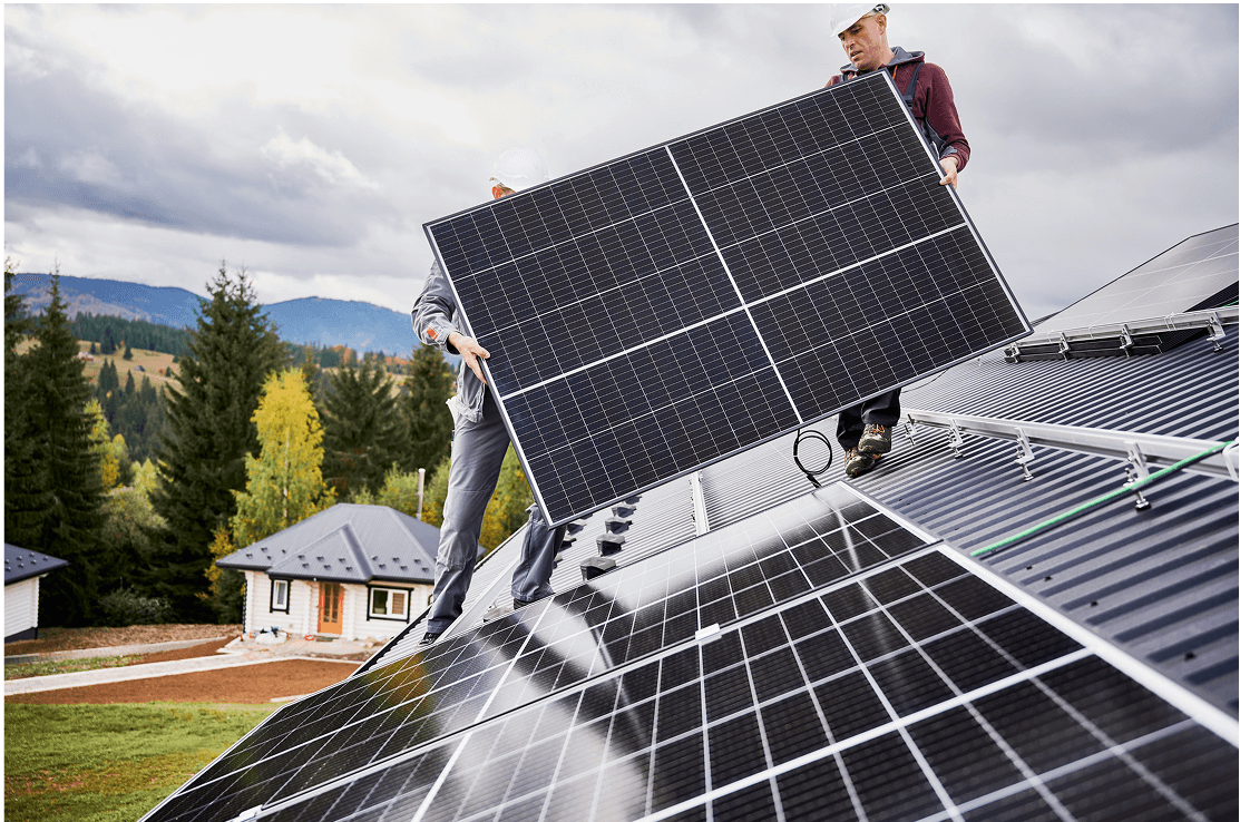 solar power installation